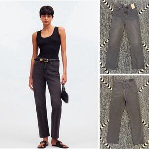 Madewell The Tall 90s Straight Crop Jean